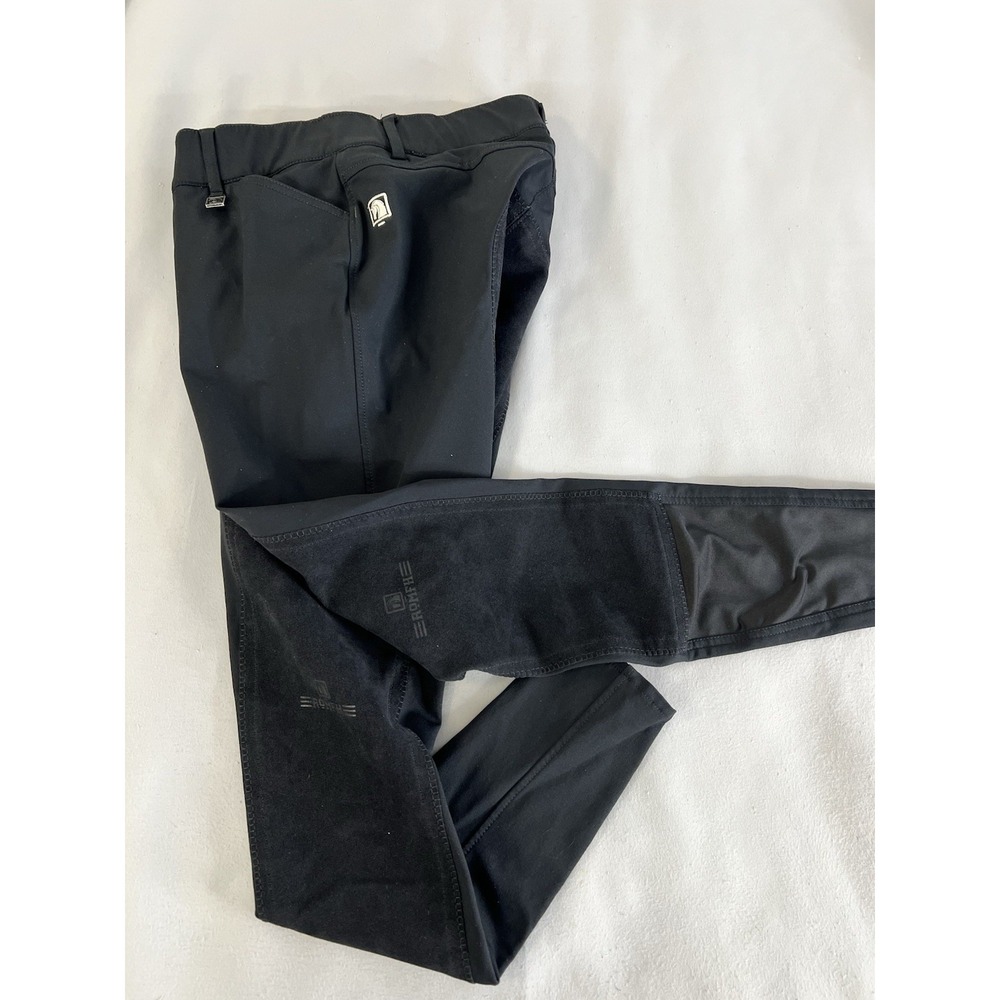 Romfh Black Full Seat Equestrian Breeches
